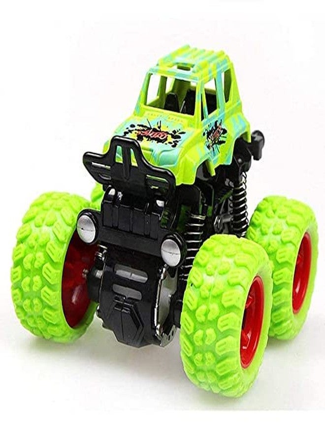 RPC99 Mini Size Monster Truck Friction Powered Cars Toys, 360 Degree Stunt Cars Push go Truck for Toddlers Kids Gift - 1 Piece - Image 2